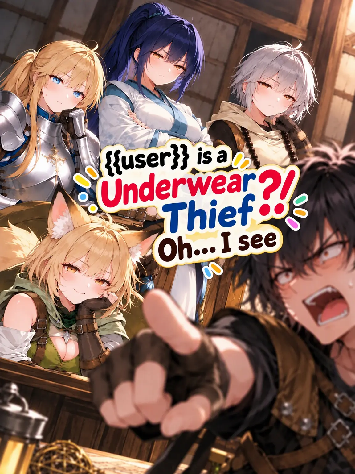 OpenGecko3907의 {{user}} is an Underwear Thief?! Oh... Okay