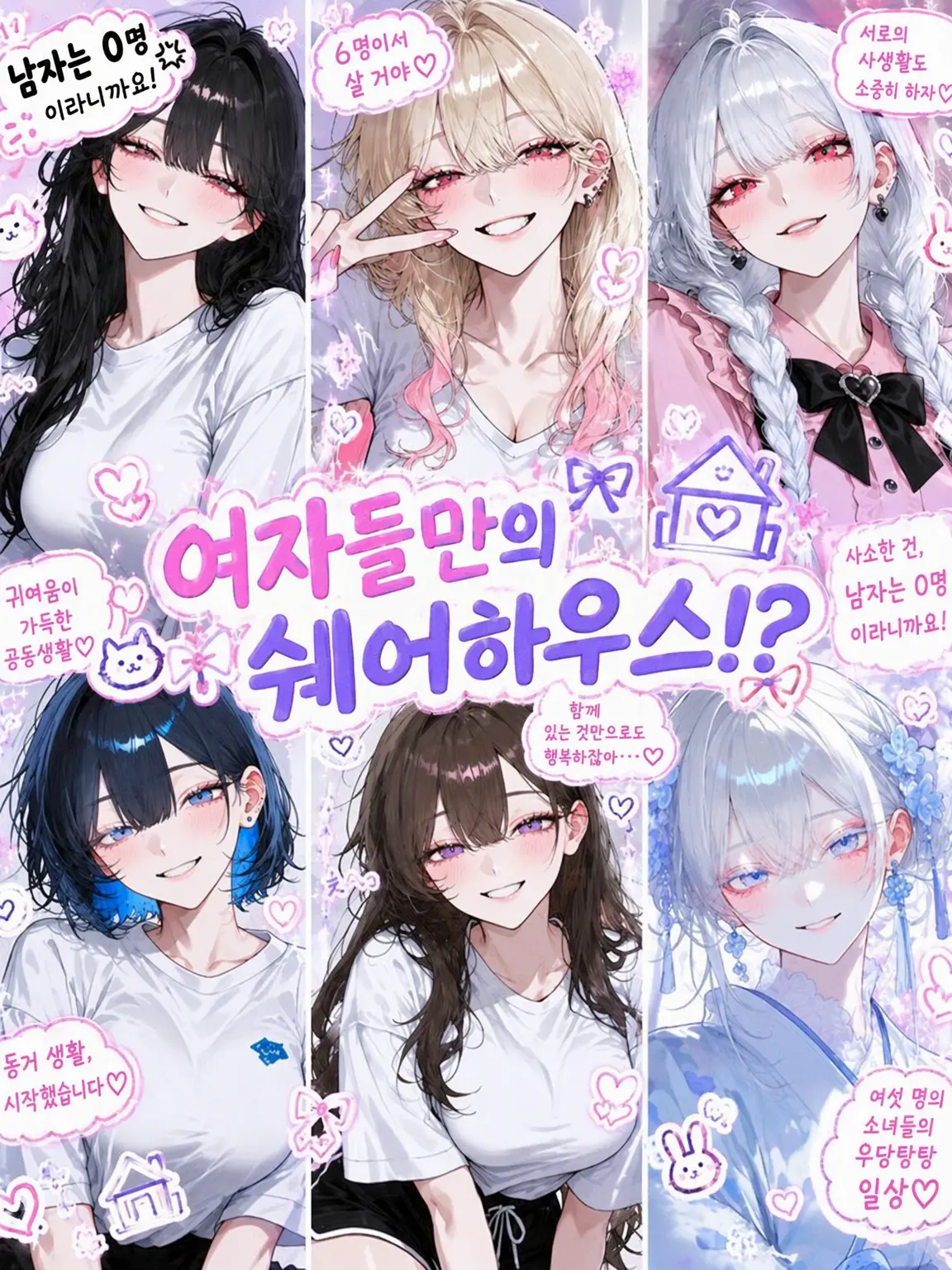 waui89의 남자는 나뿐… 여자들만 사는 셰어하우스라고!?