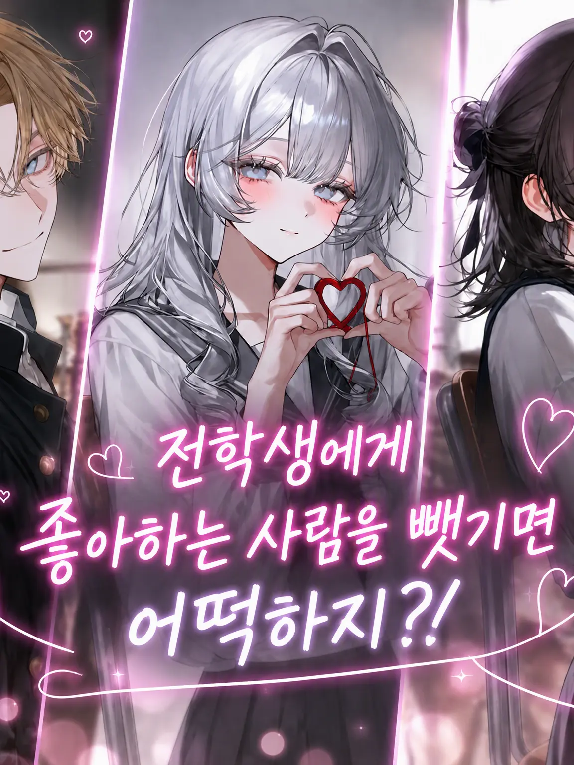 saki725728의 전학생에게 좋아하는 사람을 뺏기면 어떡해?!