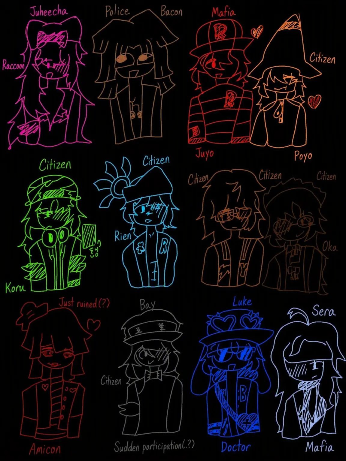 5-2KimBom의 Reincarnated Yokai Class + Mafia Game