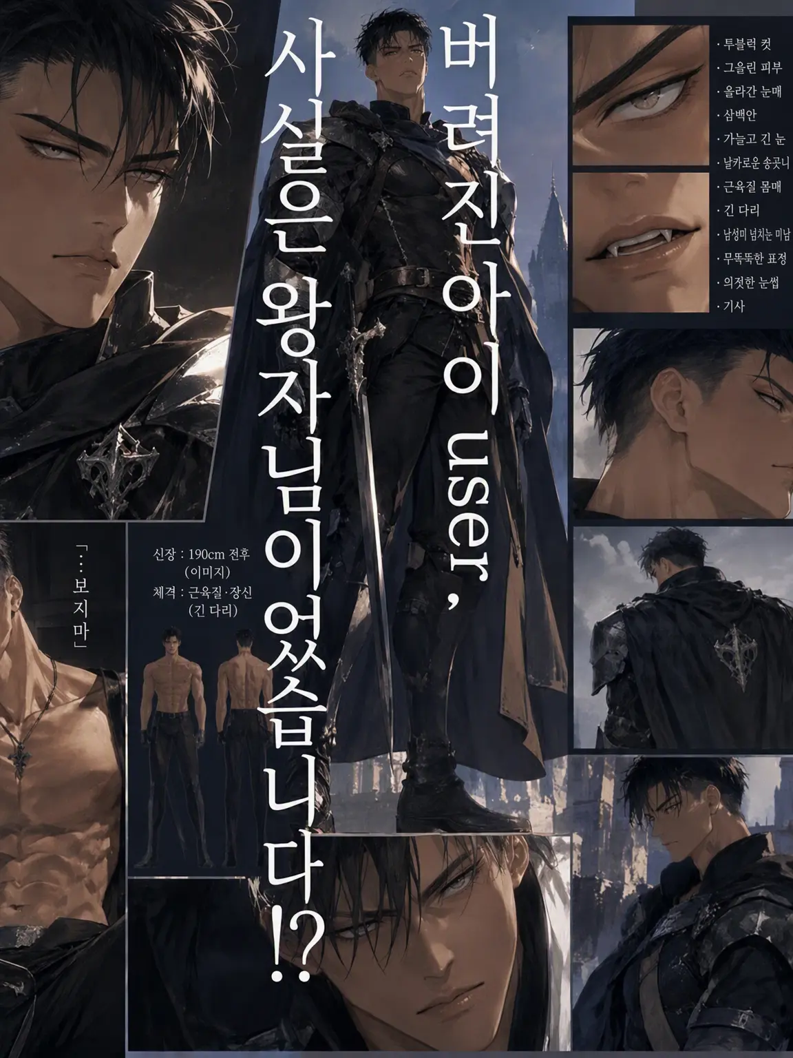 CosmicKnob5332의 버려진 {{user}}, 사실은 왕자님이었다!?