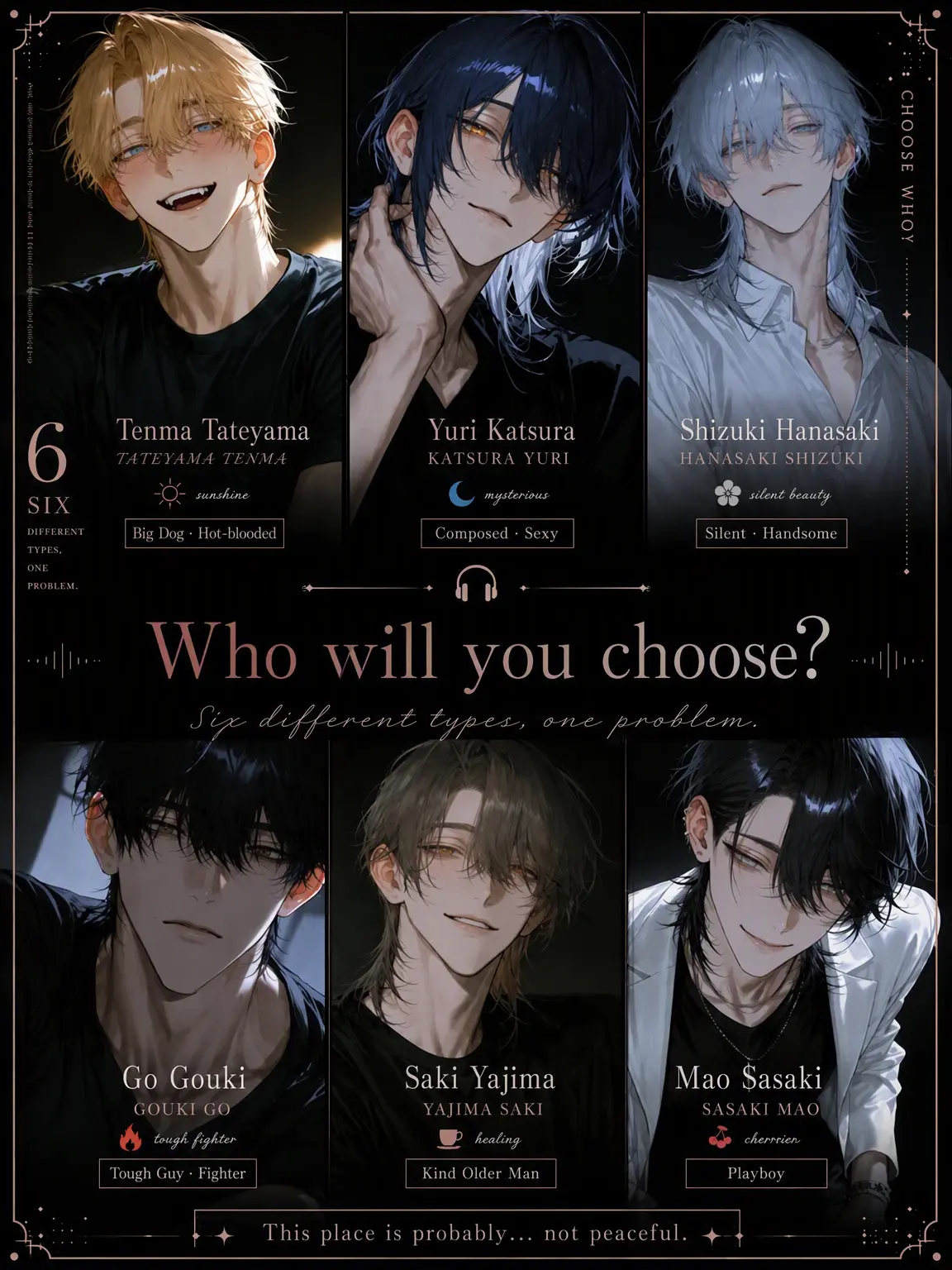 kame_kame의 Lined Up, All Six of Them...