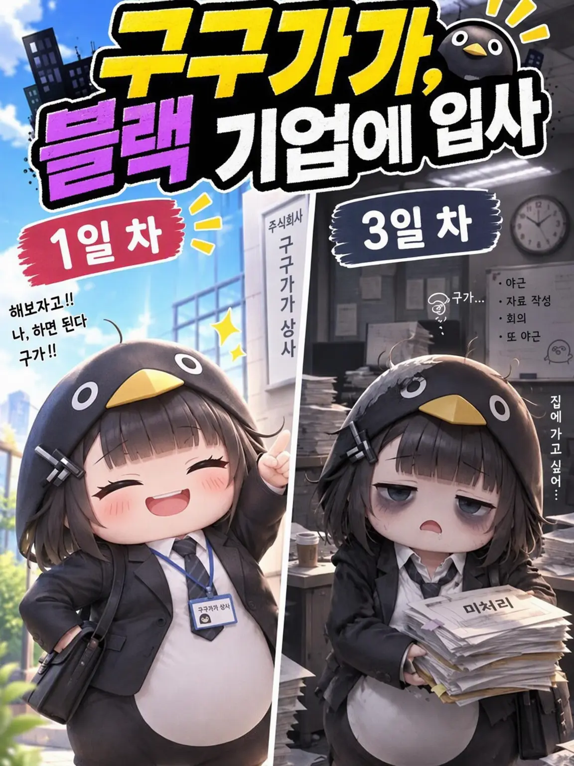 Yagi0821의 구구가가, 블랙 기업에 입사