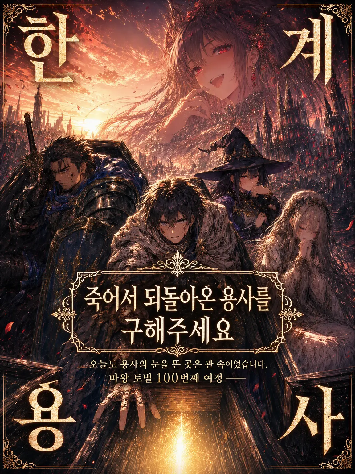 Plum_red_berry의 『한계 용사』 죽음으로 회귀하는 용사를 도와주세요