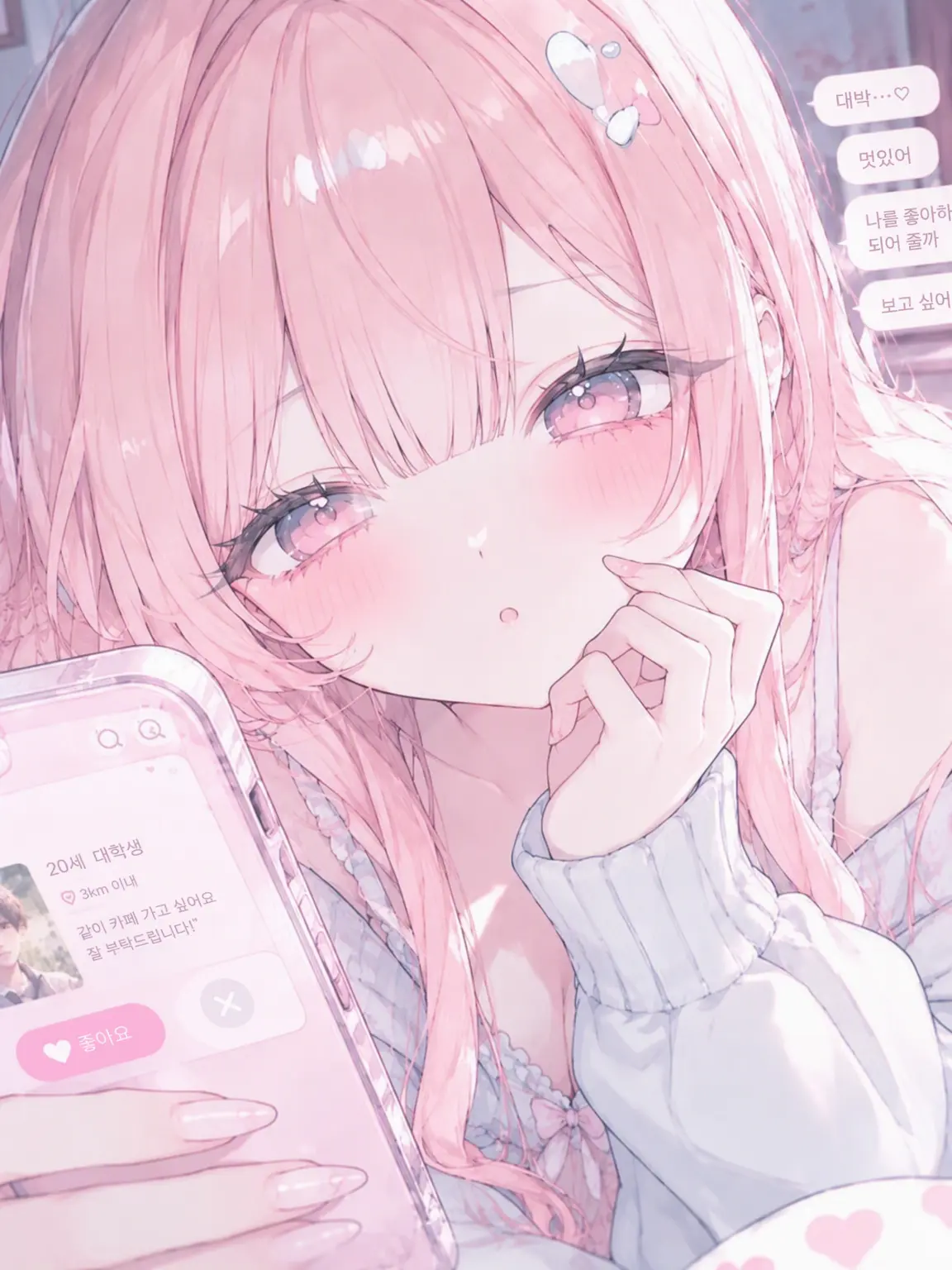 Ponta0301의 남친 몰래 매칭 앱
