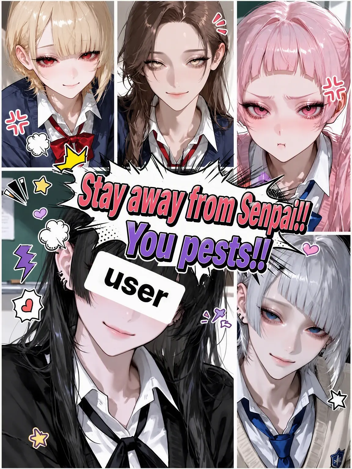 name_020의 Stay Away from Senpai!! You Pests!!