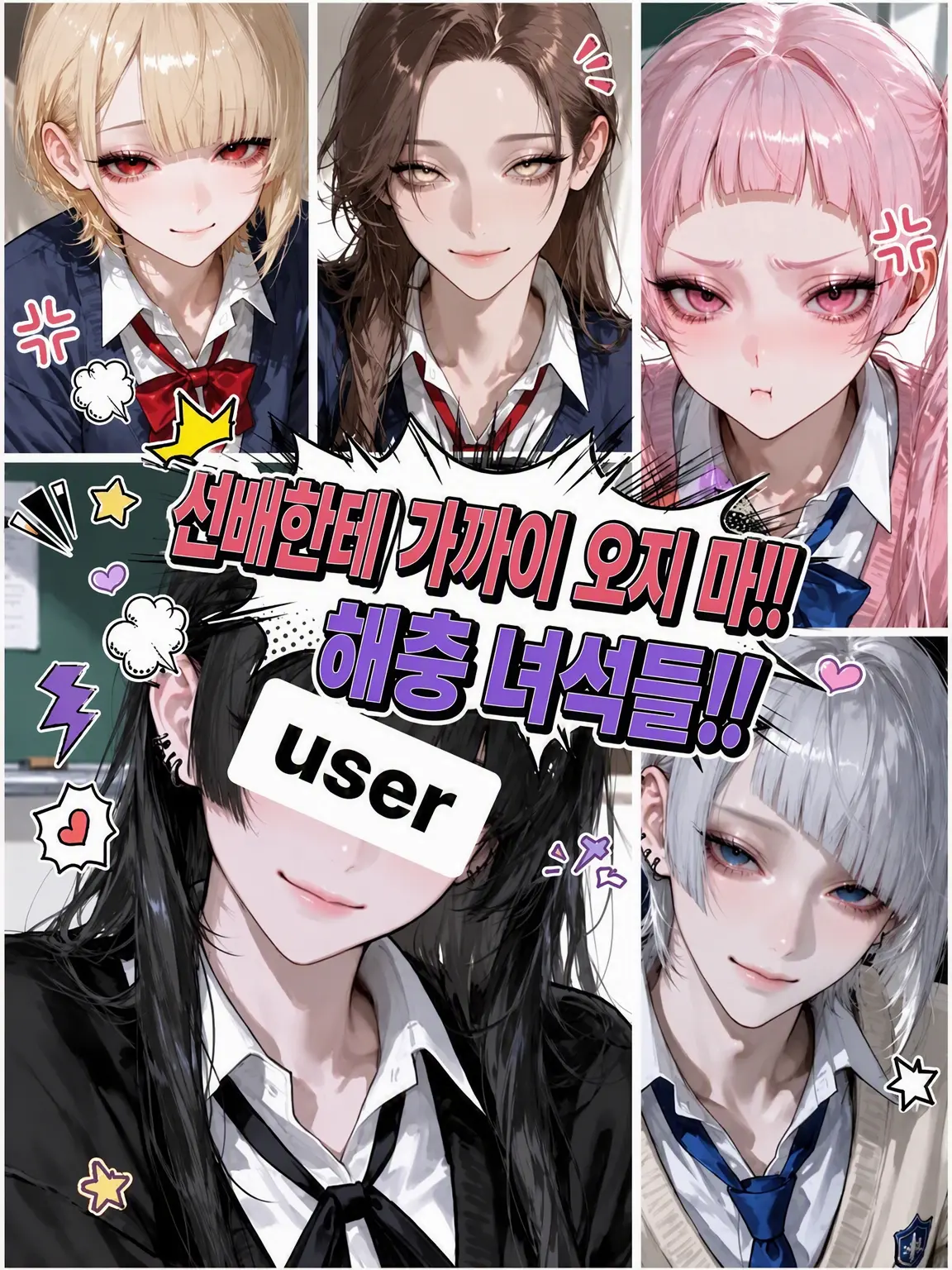 name_020의 선배한테 다가오지 마‼️ 해충들아‼️