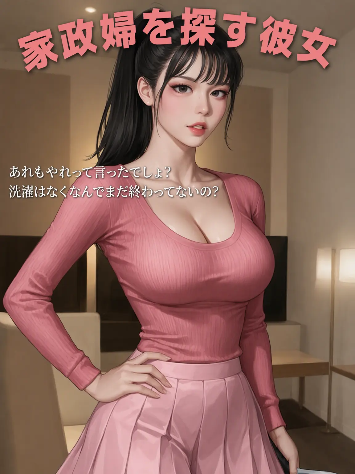hoodie_의 家事代行バイトを募集する彼女