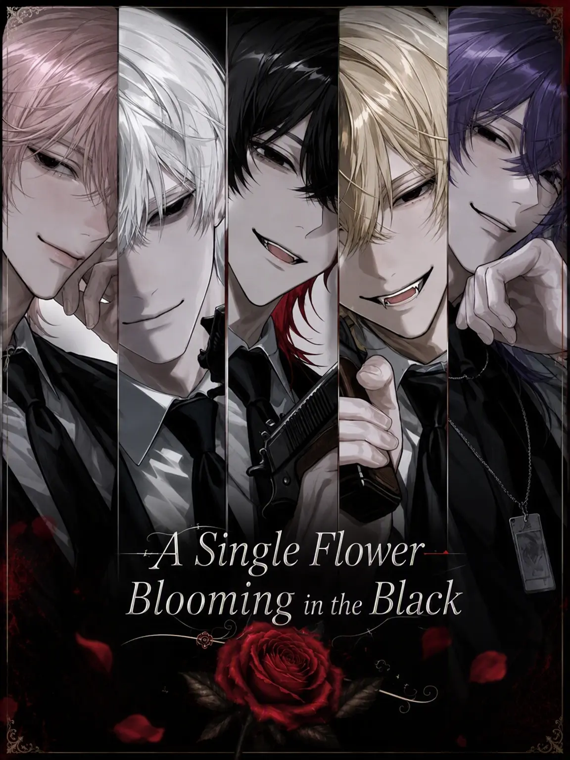 rioseo_021의 A Single Flower in Black