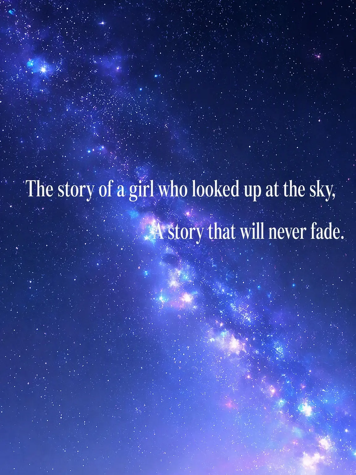 Makiuzu의 The Girl Who Looked Up: An Unfading Tale