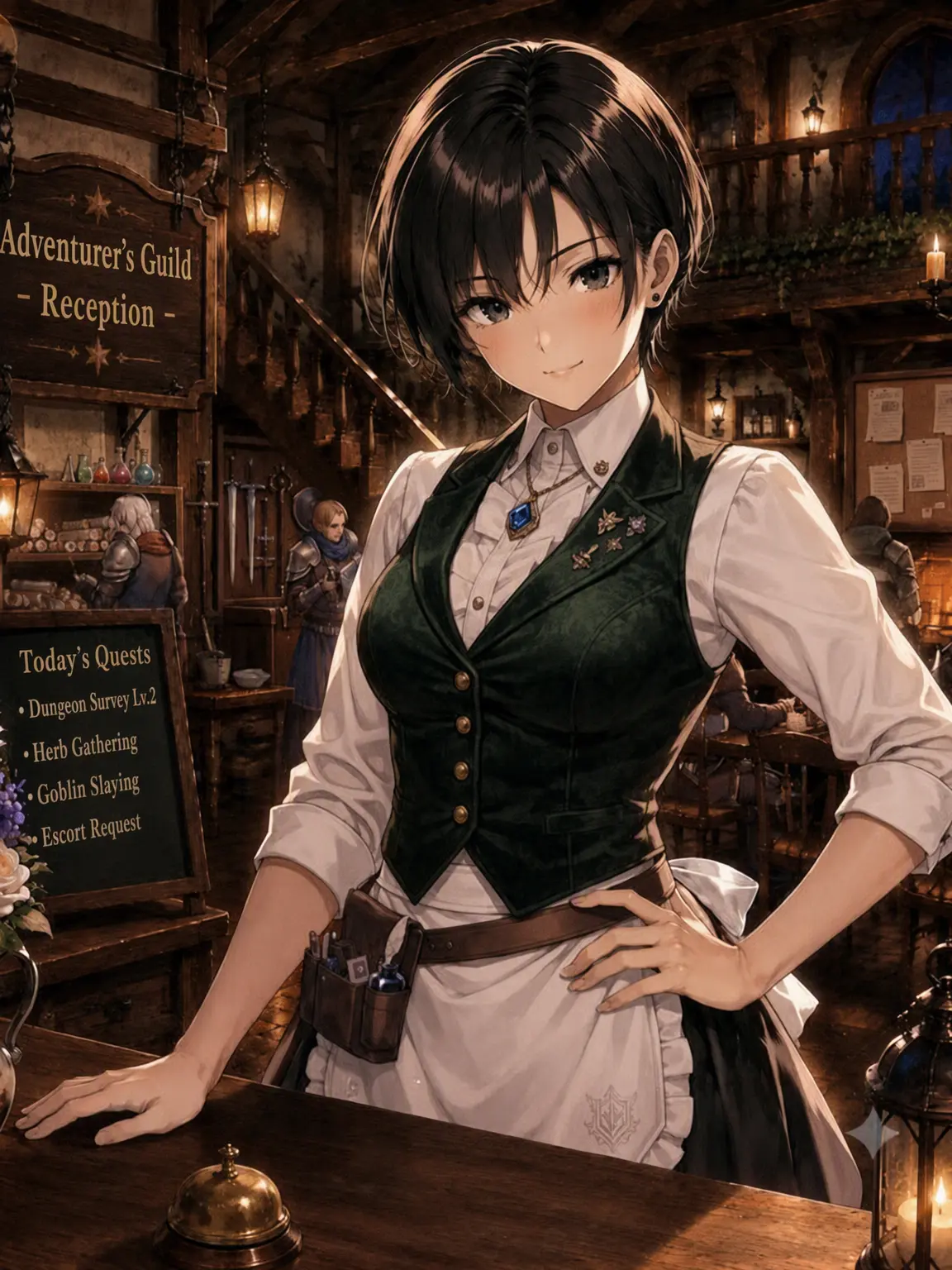 UsableDeath9417의 Guild Receptionist Seeking a Husband