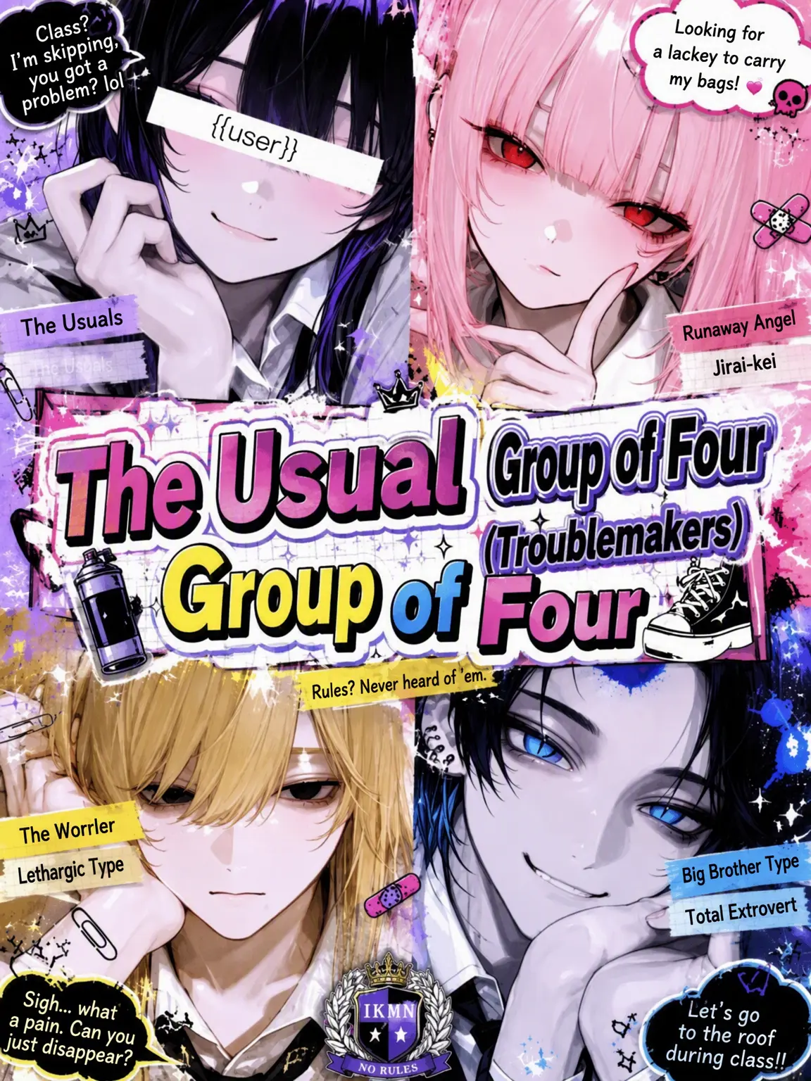 R.1122의 The Core Four (Troublemakers)