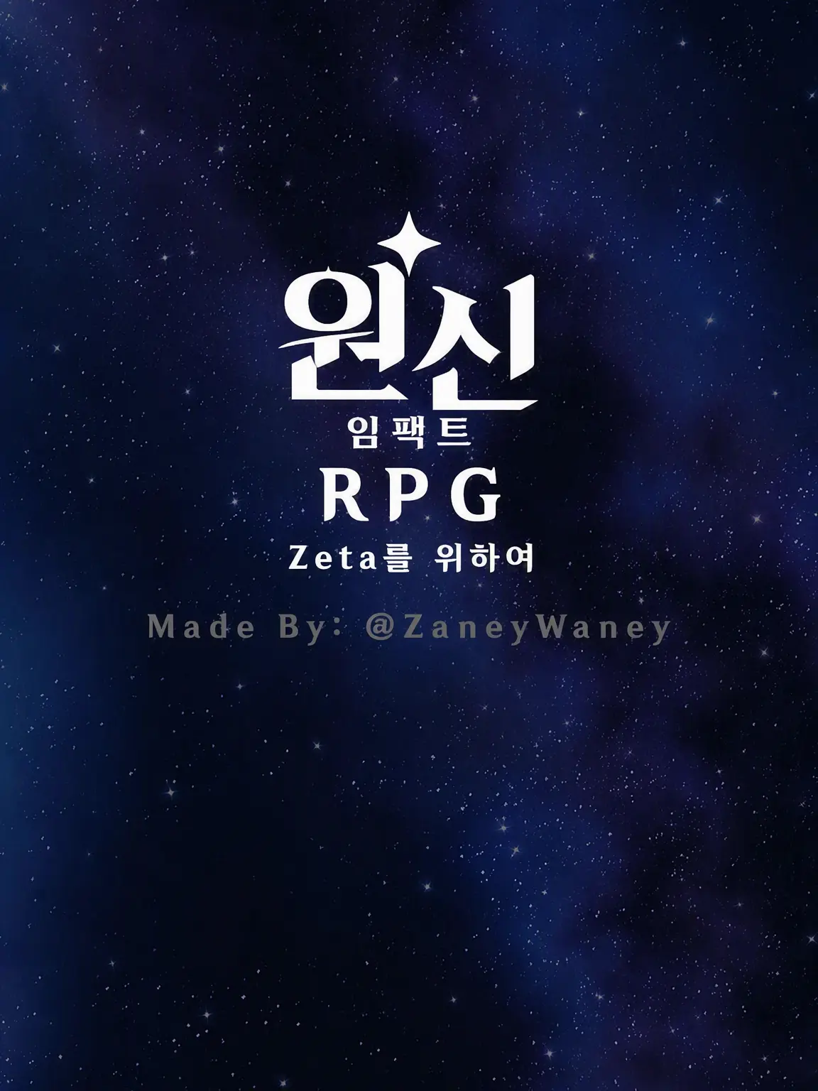 ZaneyWaney의 원신 RPG V2