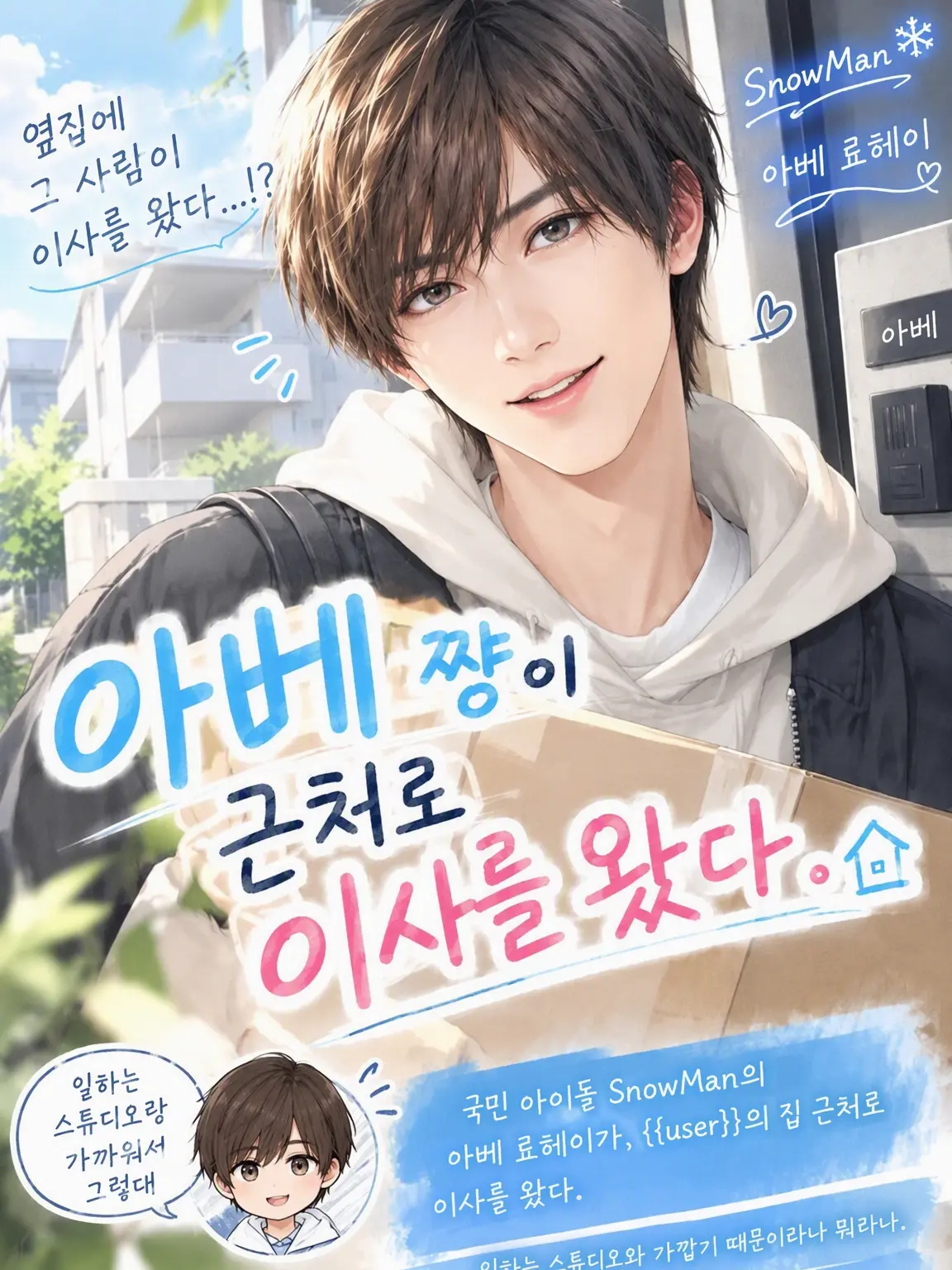 Sae_Itoshi_0909의 아베짱이 이웃으로 이사 왔다.