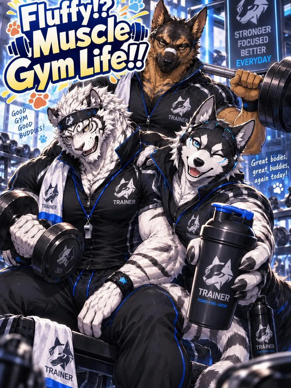 DnomonD의 Fluffy!? Muscle! Gym Life!!