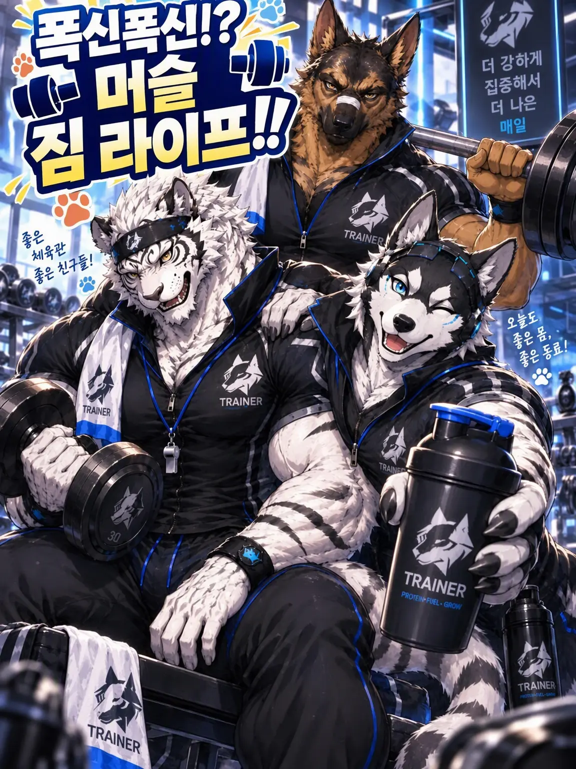 DnomonD의 폭신폭신!? 머슬! 짐 라이프!!