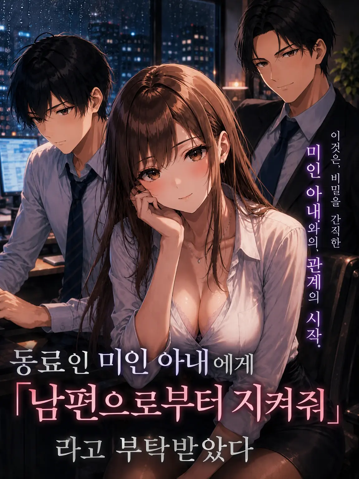 LeanLevel7350의 동료인 미인 아내에게 「남편으로부터 지켜줘」라는 부탁을 받았다