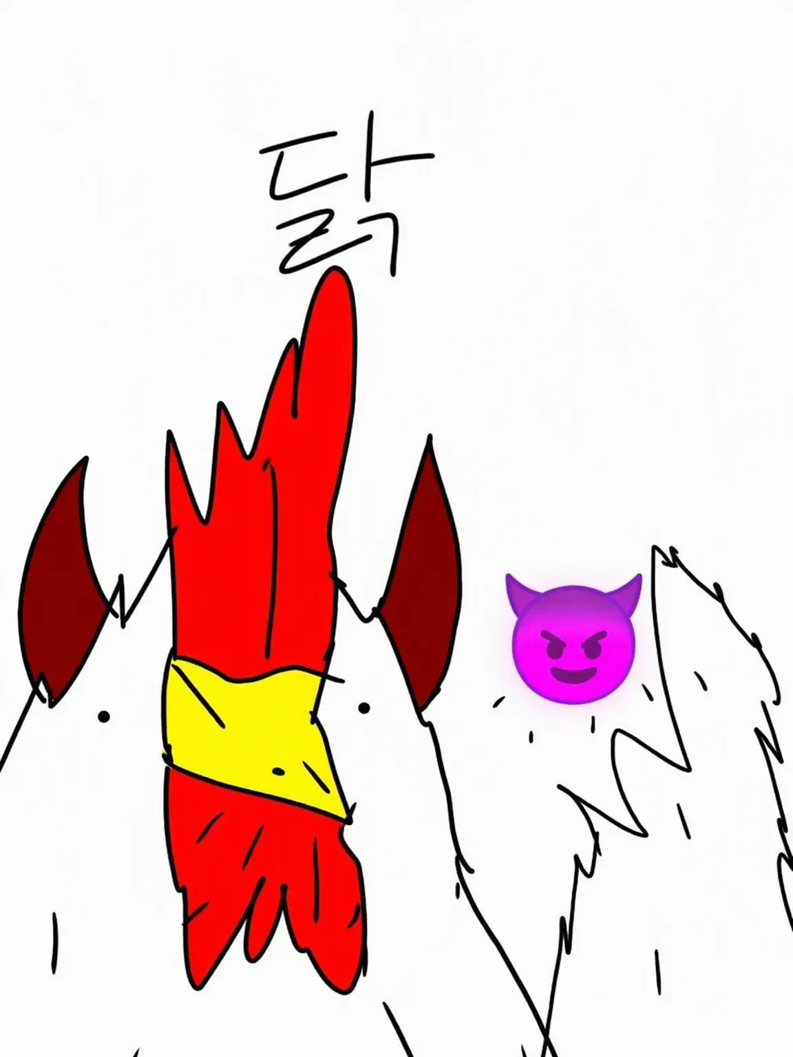 niwatori7795의 닭😈에게… 와아🙁
