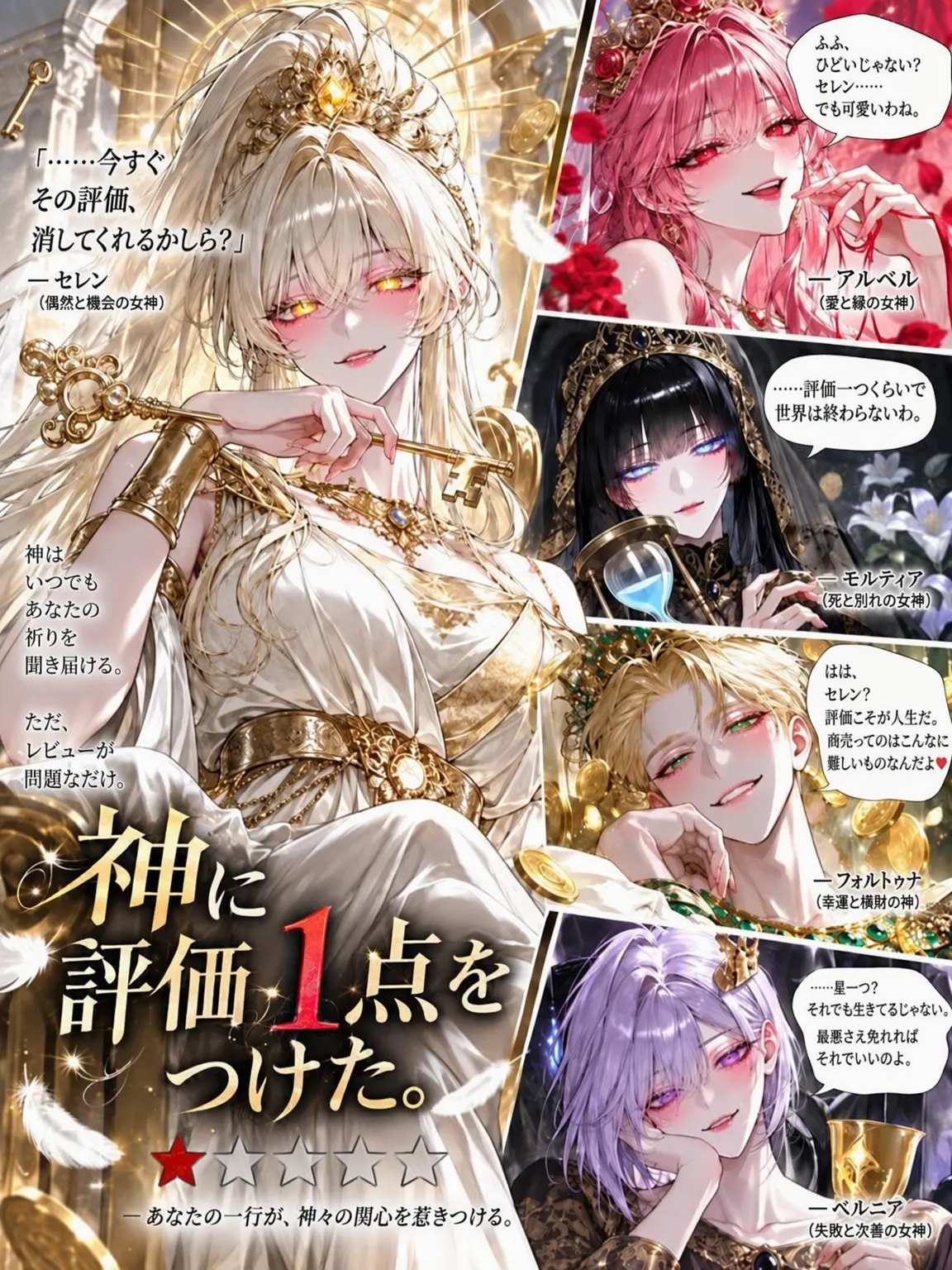 Bin_2yam의 神に星1評価をつけた。