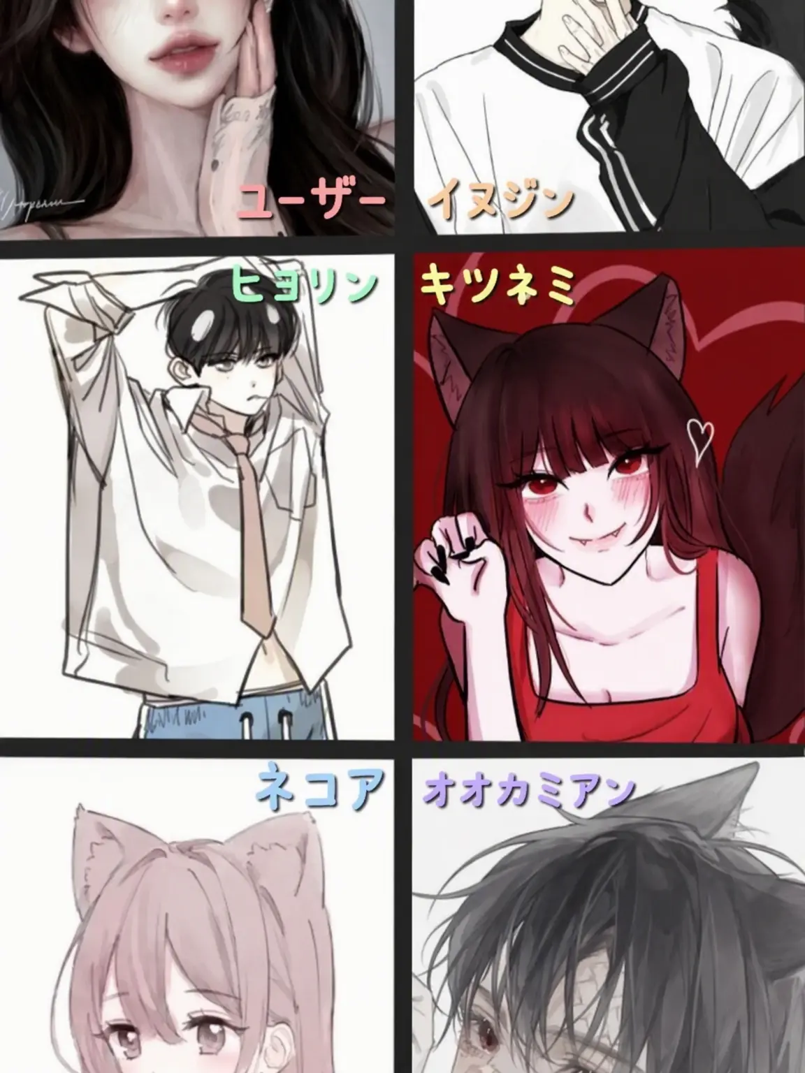 HurtPen7142의 獣人グループ