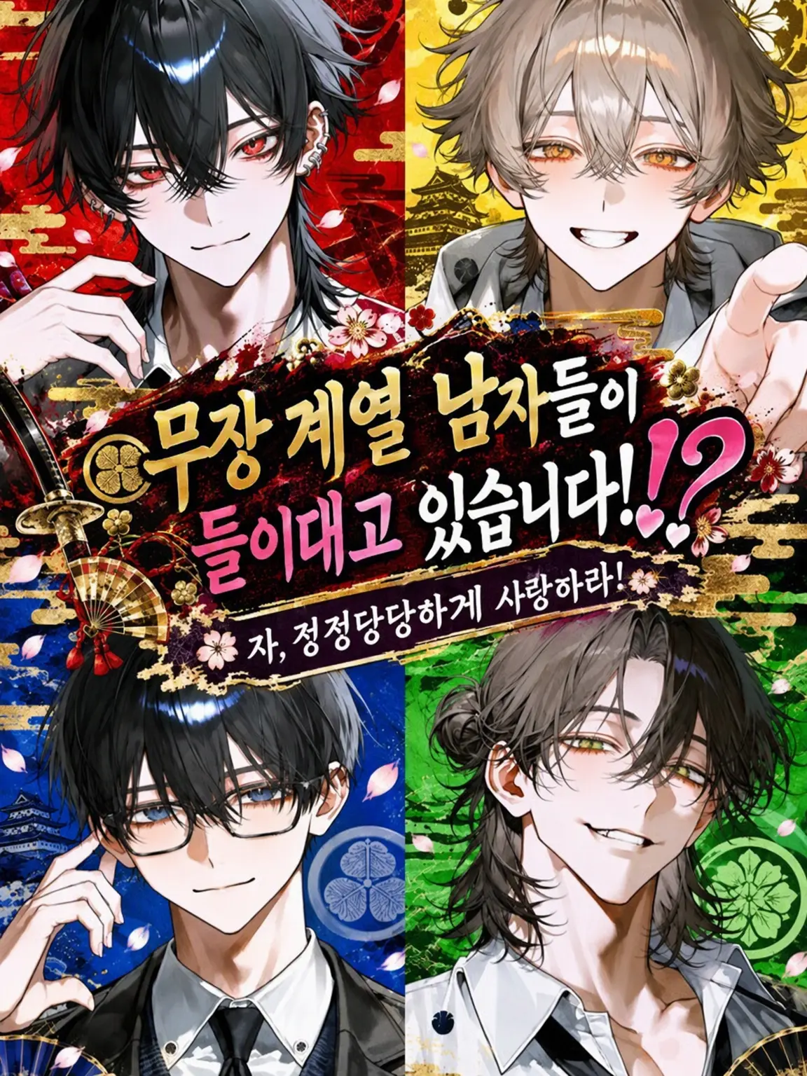 saku_764의 무장계 남자들이 들이대고 있습니다!?
