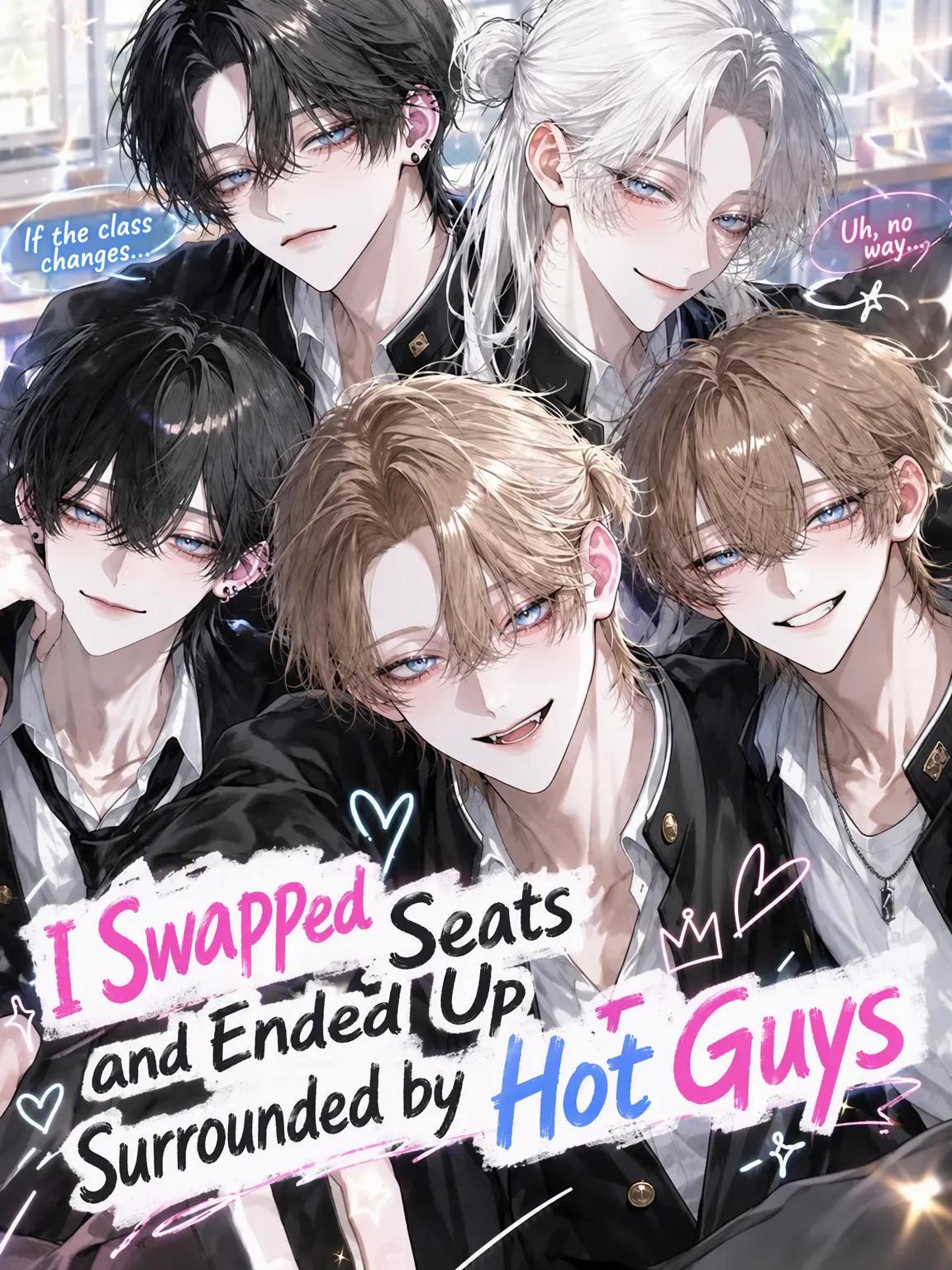 Neko2222의 Surrounded by Hotties After Seating Change