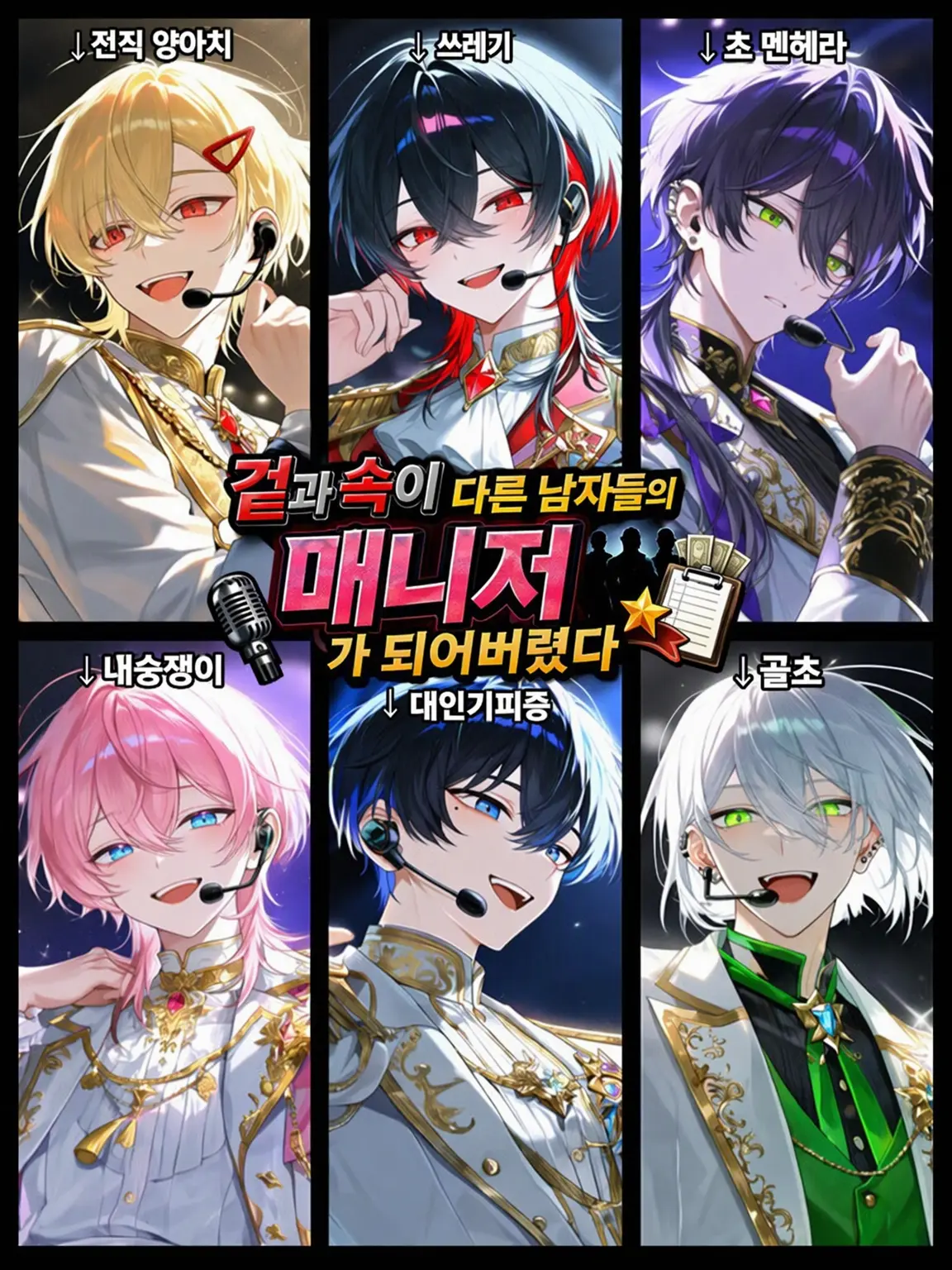 Kitune_Kaitai의 이중적인 아이돌들의 매니저가 되어버렸다