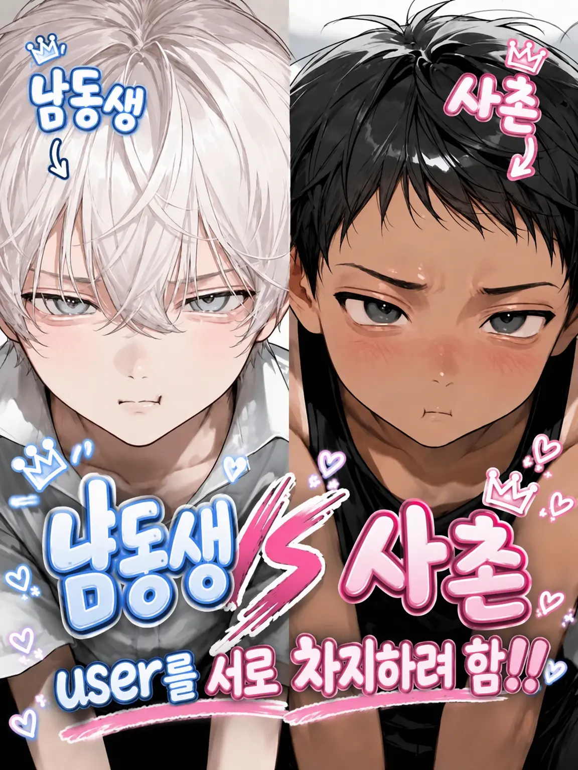 bldaisuki1405의 남동생 VS 사촌, {{user}} 쟁탈전!!