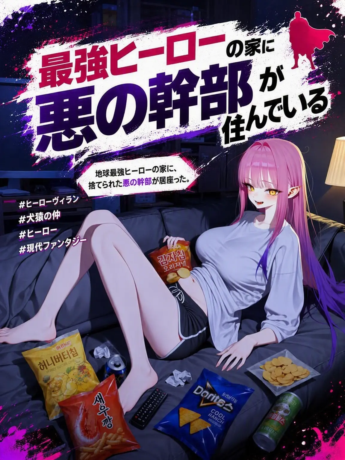Hyup의 最強ヒーローの家に悪の幹部が住んでいる