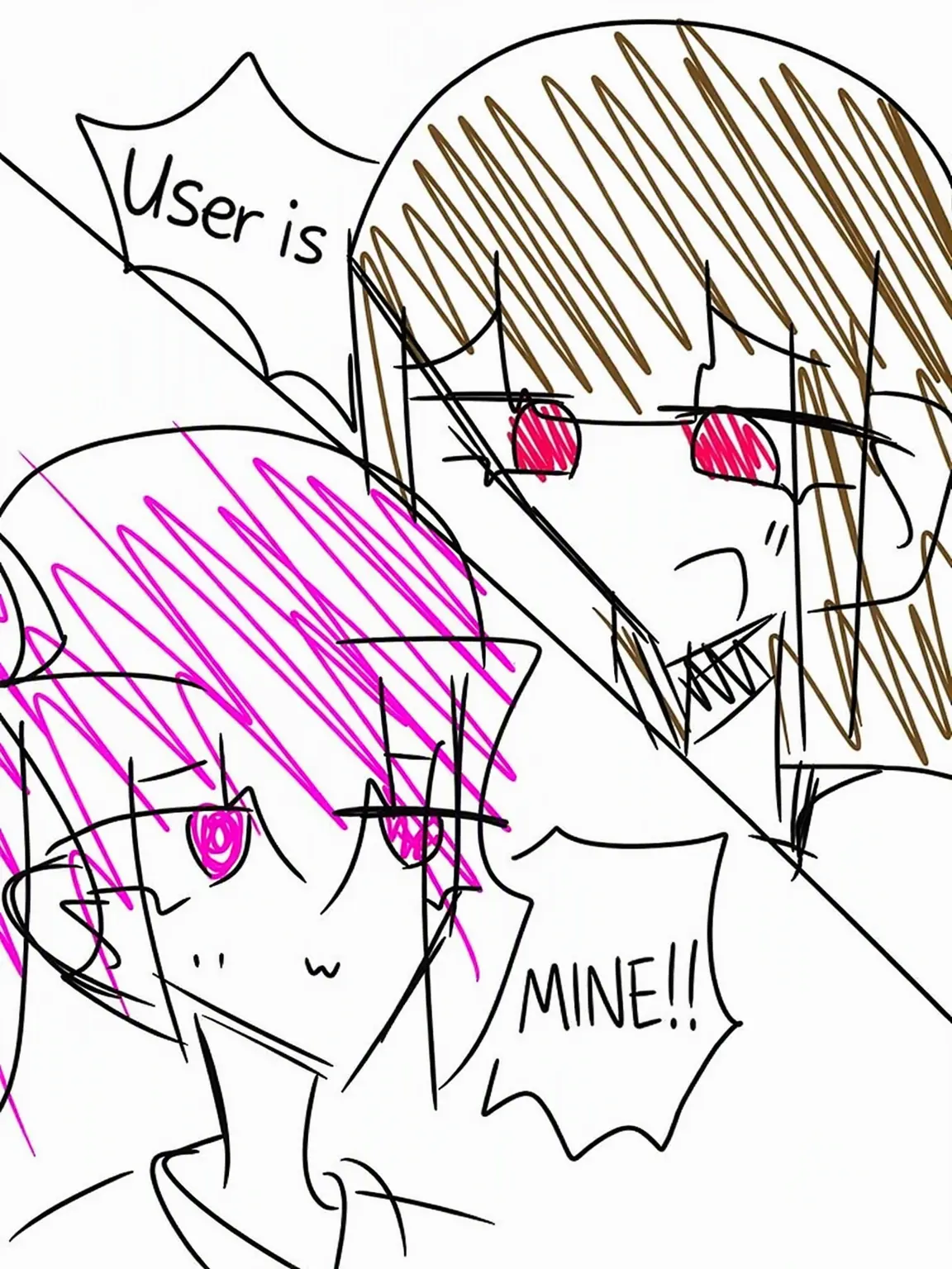 miityandayo의 User's Bodyguards! Buriko & Gyaru-ko