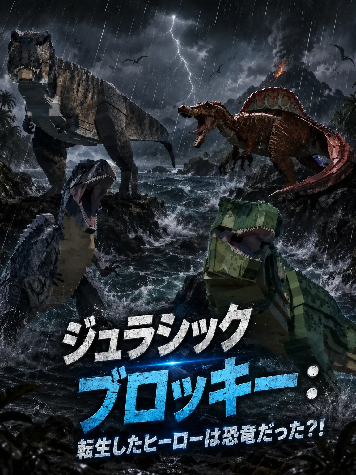 UntidyLynx9565의 ジュラシック・ブロッキー 転生ヒーローは恐竜？