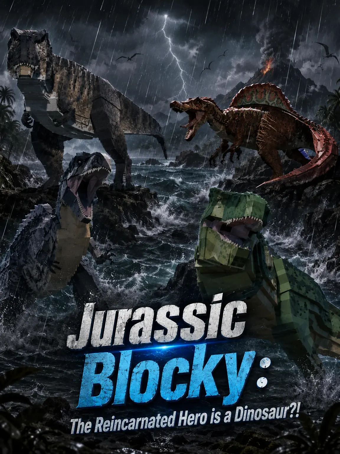 UntidyLynx9565의 Jurassic Blocky: Reincarnated Hero Dinosaur