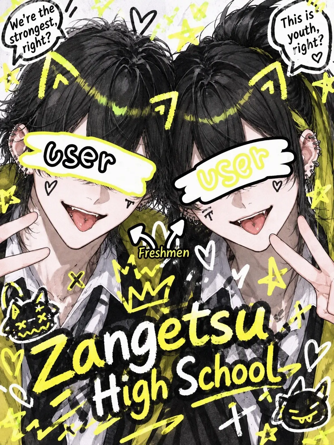 m0527n의 Zangetsu High: {{user}} as Freshman