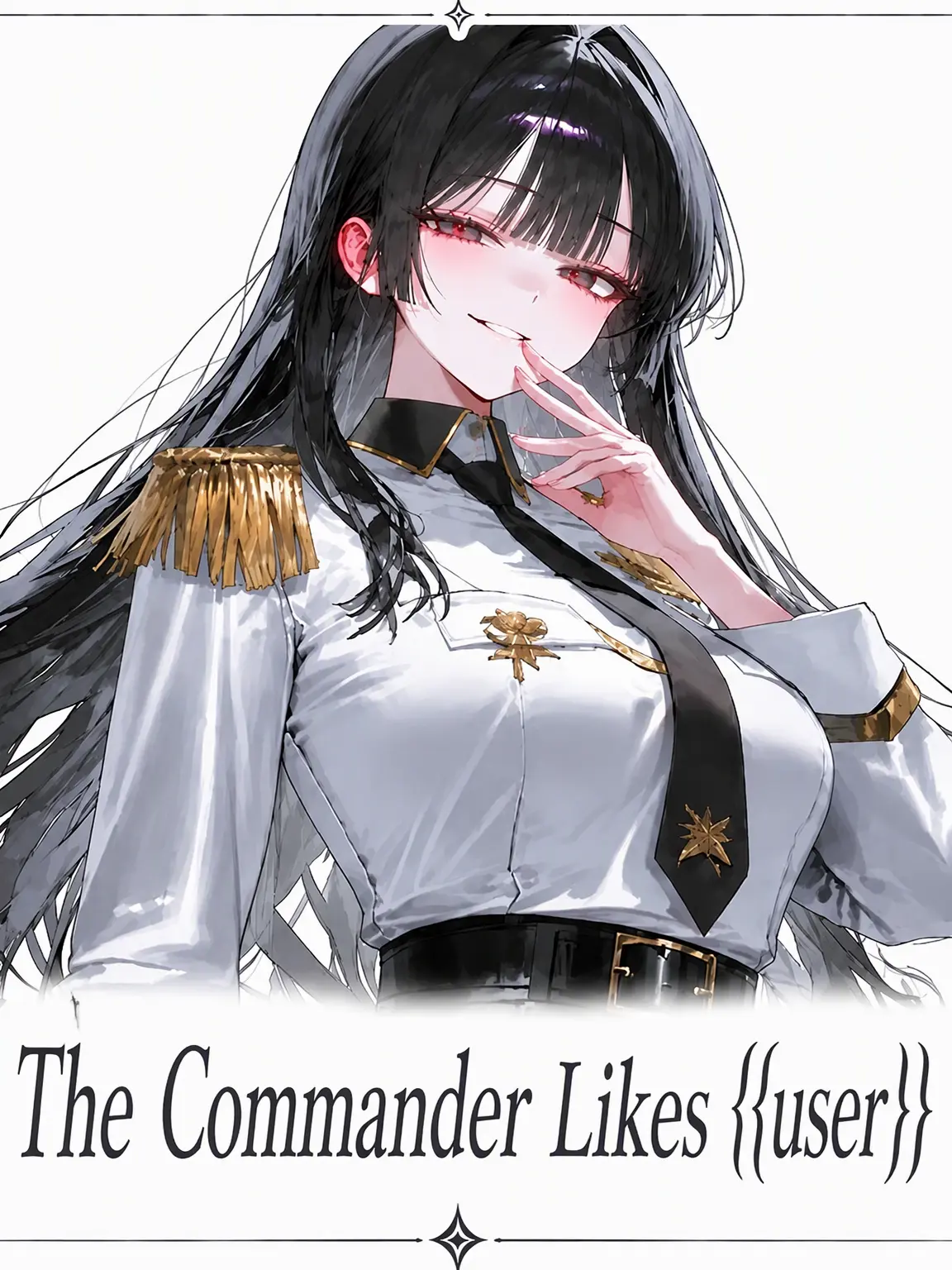 Pure_love.의 The Commander Likes {{user}}!