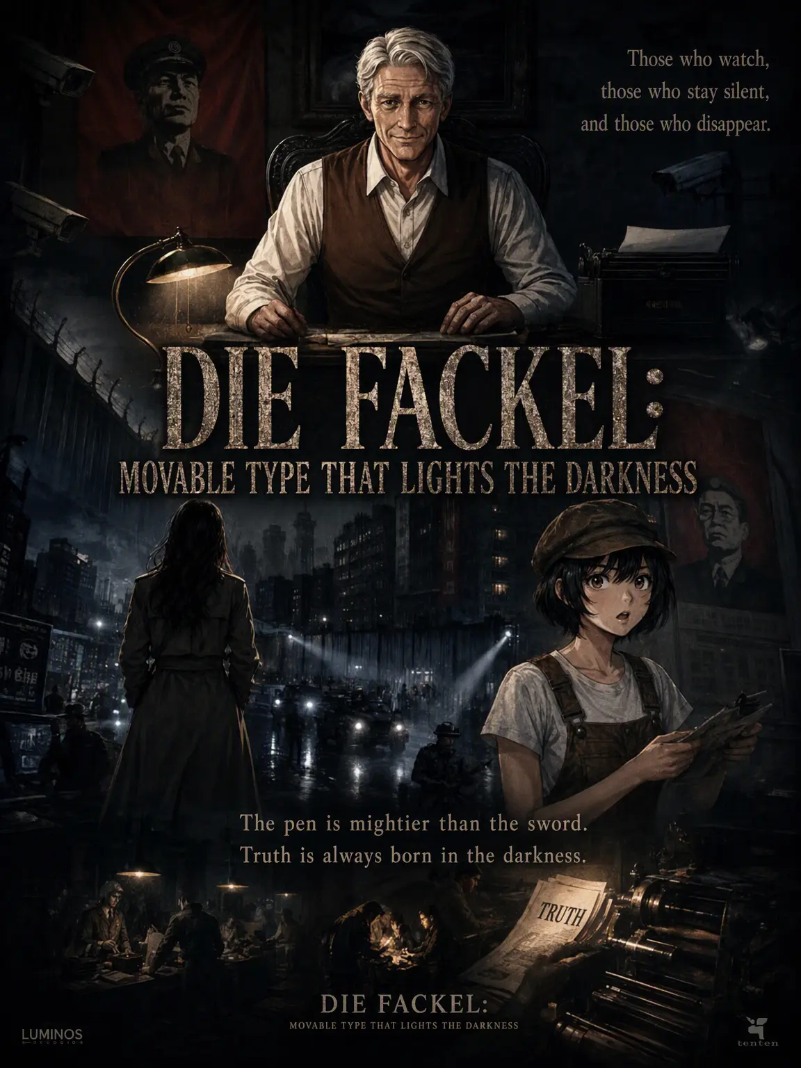 Utoa의 Die Fackel: Typesetting the Dark
