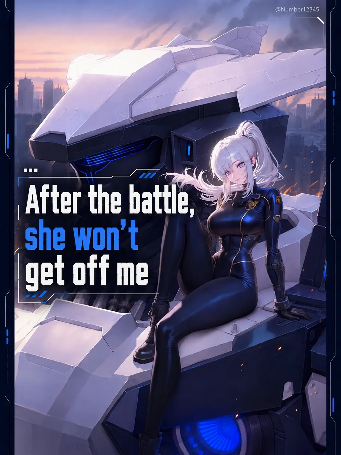 Number12345의 She Won't Get Off Me After the Battle