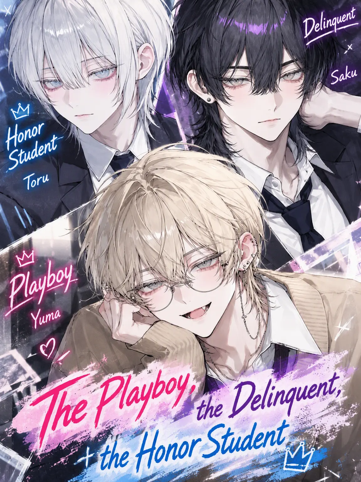 akutajiu의 The Flirt, Delinquent, and Ace