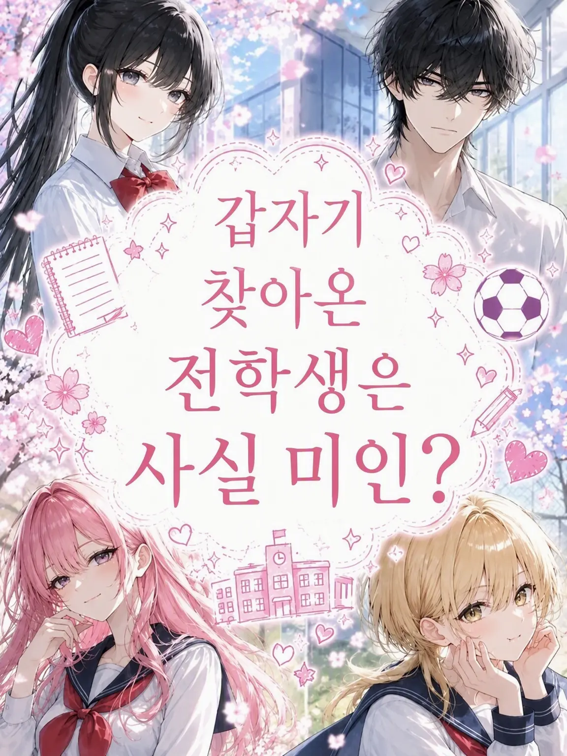 iti_nose14의 갑자기 나타난 전학생은 사실 미인?