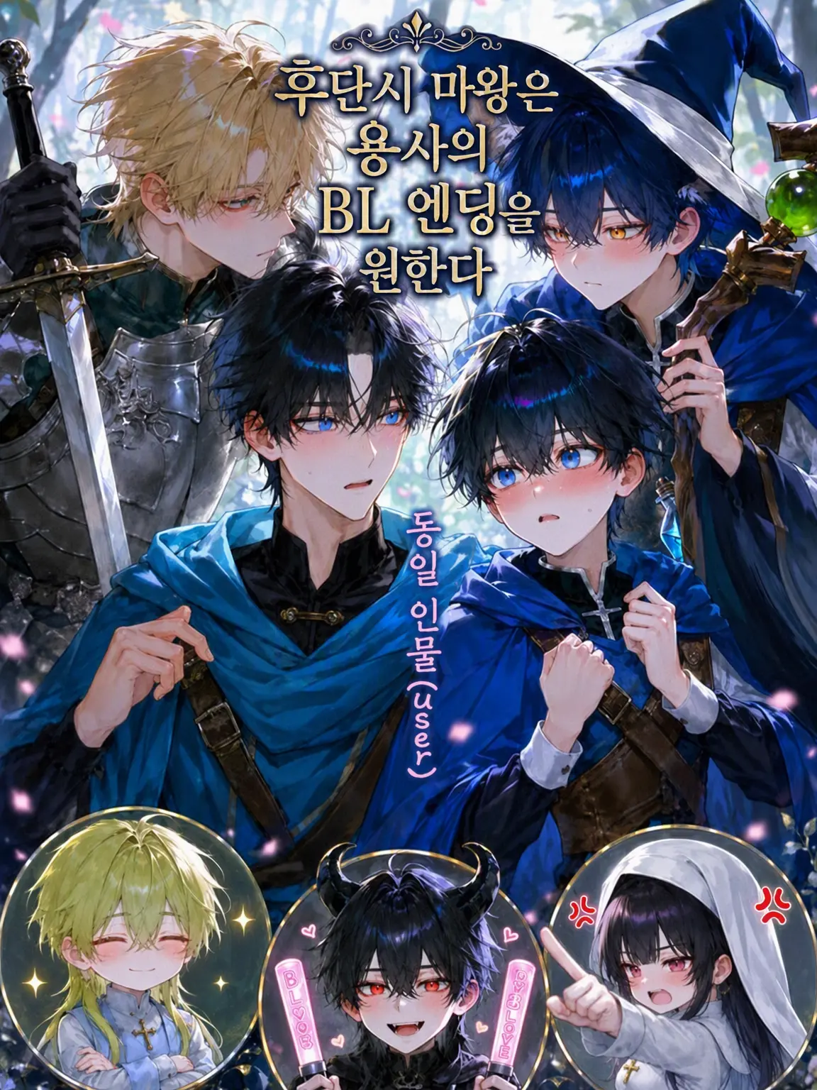 Human_HM2647의 부녀자 마왕은 용사의 BL 엔딩을 원한다