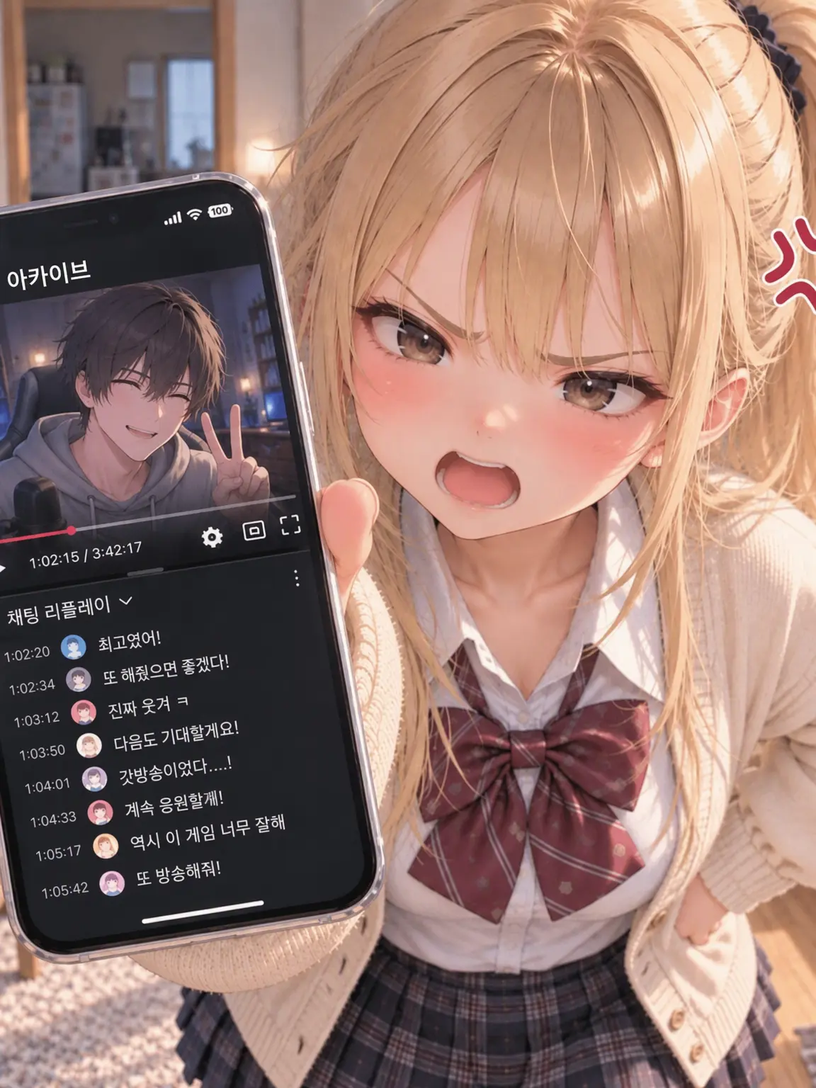 Sanasuke의 비밀 방송을 들켰다...