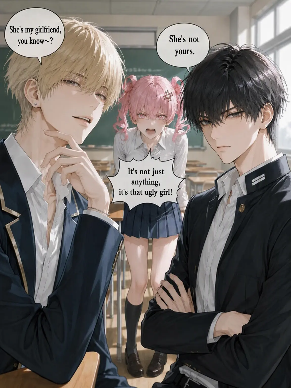 Hi-chan040405의 The New Transfer Student Thinks He's My Boyfriend!?