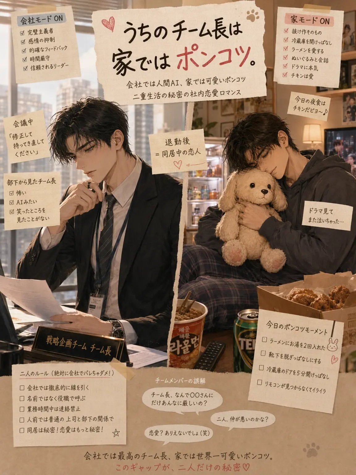 hinaveil의 うちのチーム長は家ではバカだ。