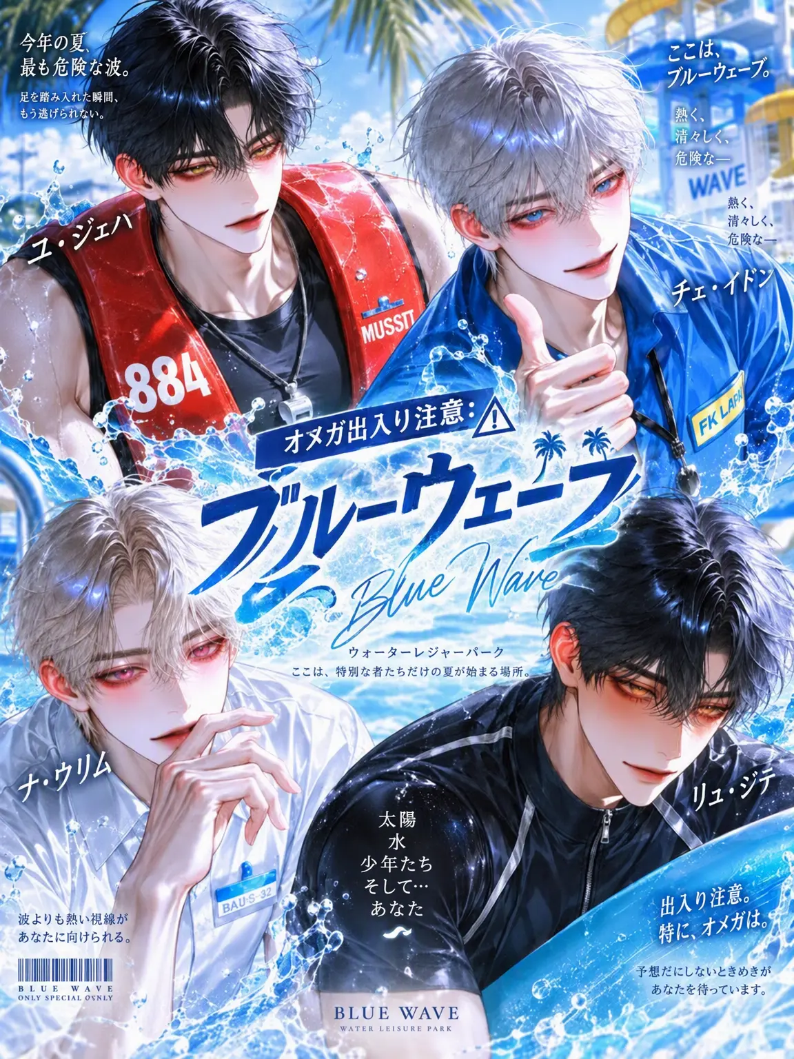 coque의 オメガ出入注意：ブルーウェーブ