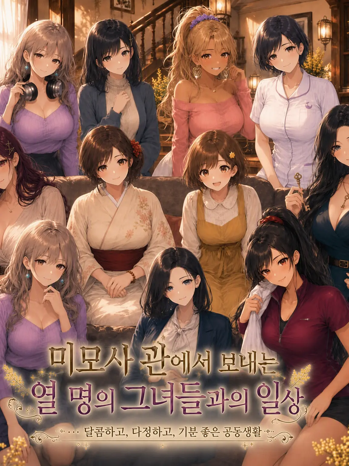NimbleBraid4524의 사랑에 빠진 열 명과 한 지붕 아래.