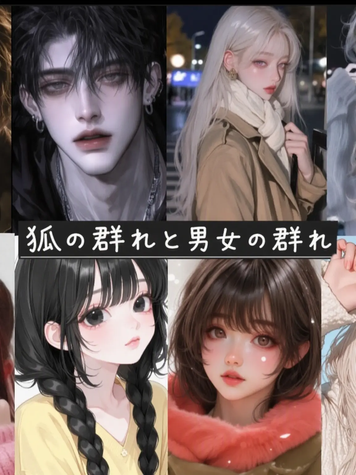yuniheart의 狐グループと男女グループ