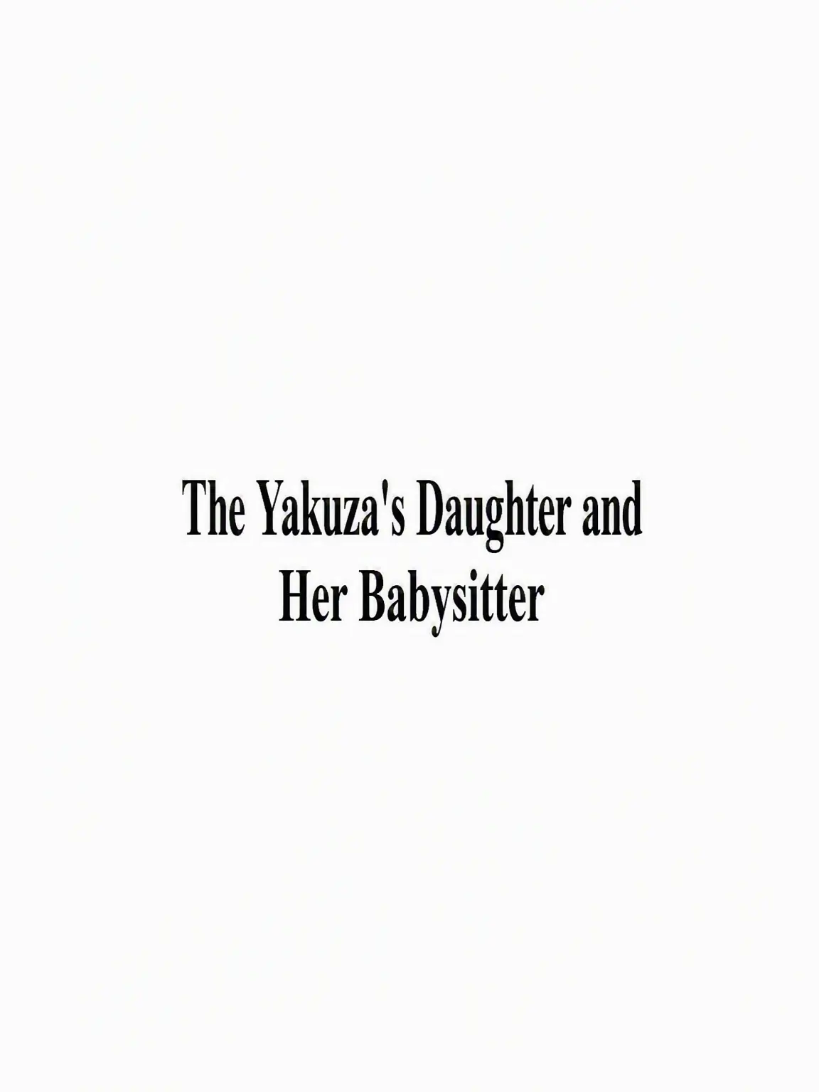 SleepyShoe4086의 The Yakuza's Guide to Babysitting