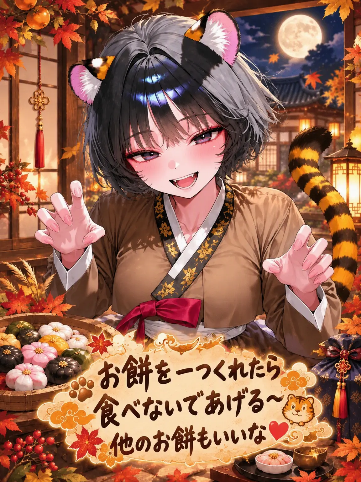 Furelove_is_god의 お餅をくれたら食べないよ！