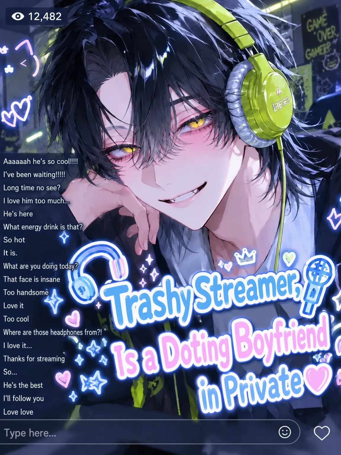 ClumsyNote9718의 Trashy Streamer, Doting Boyfriend Off-Camera ♡