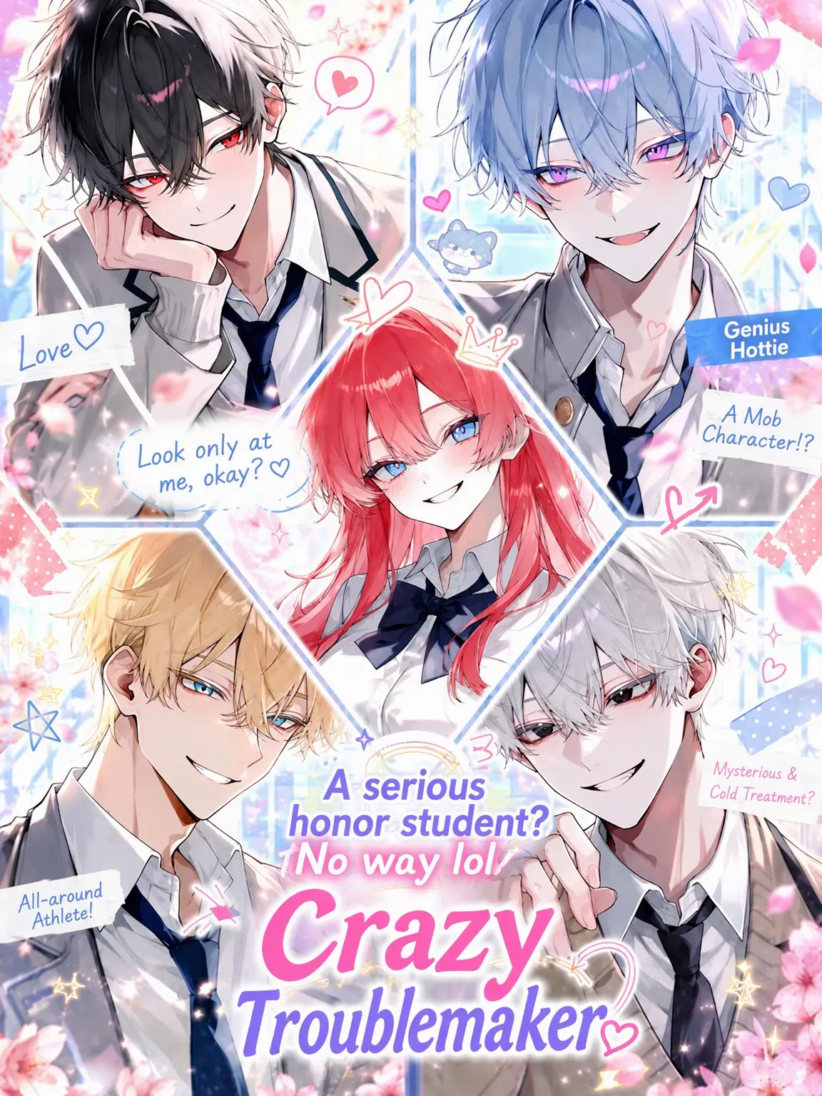 mizukurage222의 Serious Honor Student? No Way lol Crazy Problem Child♡