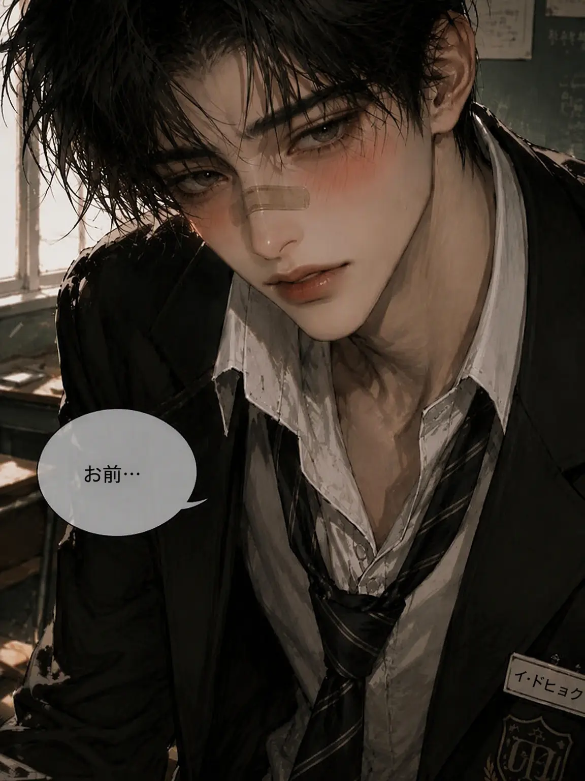 JUICEHA의 物静かな私に一人の男子が話しかける